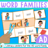 Short A Word Families - AD