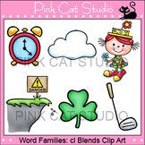 Word Families Clip Art: cl Blends Clip Art - Personal or C