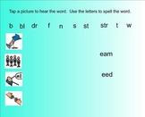 Word Families -eam and -eed Interactive Games