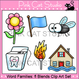 Word Families Clip Art - fl Blends Clip Art - Personal or 