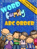 Word Family ABC Order