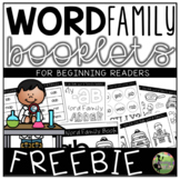 Word Family Booklet FREEBIE (Word Work for Beginning Readers)