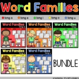 Word Family Bundle: Long A, Long E, Long I, Long O, Long U, CVCe