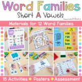 Short A Word Families Worksheets, Centers & Activities - C