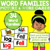 Word Families - Picture and Word Cards