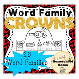 Word Family Crowns - Fun Introduction to Word Families