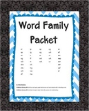 Word Family Cut & Paste Complete Set 36 Families