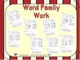 Word Family Cut & Paste -ad -ail -ain -ent -ell -eep -ick -ill