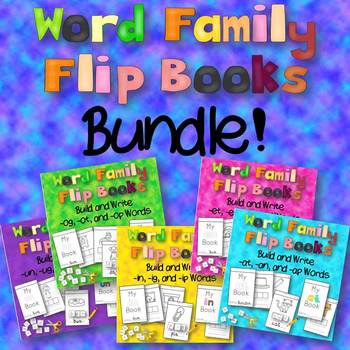 CVC Word Family Flip Books