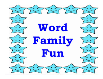 Preview of Word Family Fun