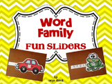 Word Family Fun Sliders Literacy Activity