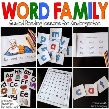 Preview of Word Family Mini Books: Short A Word Family Bundle