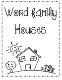 Word Family Houses Packet