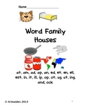 Word Family Houses without words