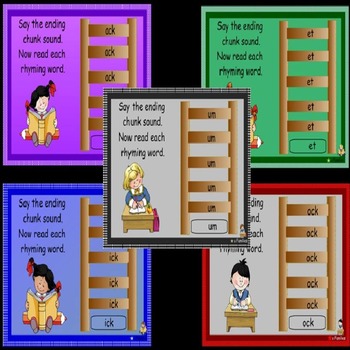 Preview of Word Family Ladders  SMARTBoard Lessons
