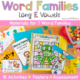 Long E Word Families Worksheets, Centers & Activities - Lo