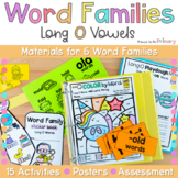 Long O Word Families Worksheets, Centers & Activities -Lon