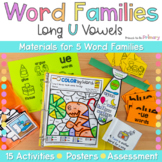 Long U Word Families Worksheets, Centers & Activities - Lo