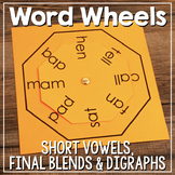 Word Family Word Wheel & Making Words Wheels -Short Vowels
