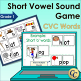 Word Family Match CVC Words with Short Vowel Sounds