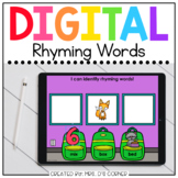 Word Family Matching - End of Year Digital Activity | Dist