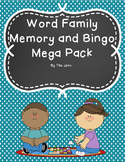 Word Family Memory and Bingo Mega Pack