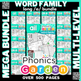 Word Family Multi-Level BUNDLE | Long /A/ | Pat-a-Word | O