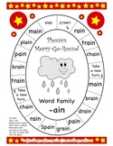 Word Family Phonics Merry-Go-Round Games A Second 10-pack