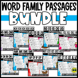 Word Family Phonics Passages BUNDLE with Comprehension Questions