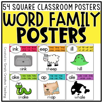 Preview of Word Family Posters