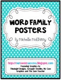 Word Family Posters {96 Full and Mini Sized}