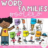 Word Family Posters - New South Wales Print Font (Rainbow Pop)