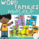 Word Family Posters (Rainbow)