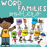 Word Family Posters (Rainbow Pop)