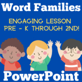 Word Family Families | PowerPoint Activity Preschool Kinde