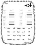 Word Family Practice Sheet