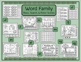 Word Family Read, Search & Color Scenes