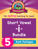 Word Family Readers - Short Vowel Group: "i" Bundle (Books 11-15)
