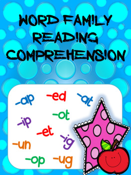 Preview of Word Family Reading Comprehension Passages