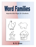 Word Family Reproducible Pages for Students- Digital Book