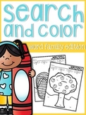 Word Family Search and Color {seasonal sheets}