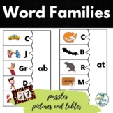 Word Families CVC Words and Onset Printable Puzzles