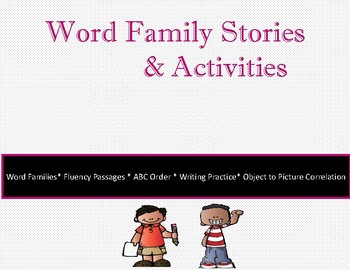 Preview of Word Family Stories and Activities