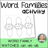 Word Family Watches