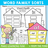 Word Families Worksheets {Read and Sort Activities}