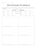 Word Family Worksheets