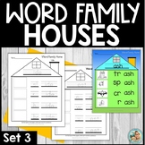 Word Family House Worksheets | Activities Set 3
