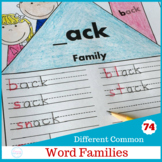 Word Family Worksheets for Emergent Readers All Year