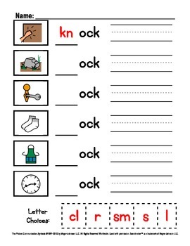 Word Family Worksheets 4 Letter Words By Lauren Erickson Tpt