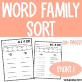 Word Family Writing Sort Short i